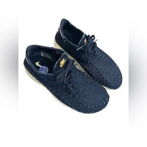 Nike Air Footscape Woven Raw Dark Denim Sneakers HF1759-400 Womens Size 8.5